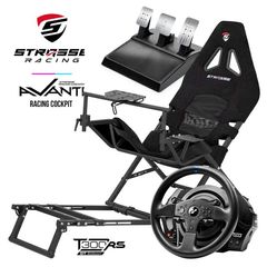 STRASSE AVANTI+T300RS GT Edition 2�����å� �ϥ󥳥� ���饹�ȥޥ����� Thrustmaster �ϥ�ɥ륳��ȥ����顼�ȥ졼���󥰥��å��ԥåȤΥ��å� [����������]