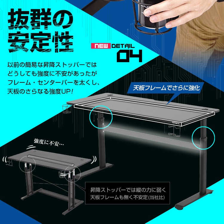 STRASSE GAMING LAB �����ߥ󥰥ǥ��� ���߼� ��120cm 