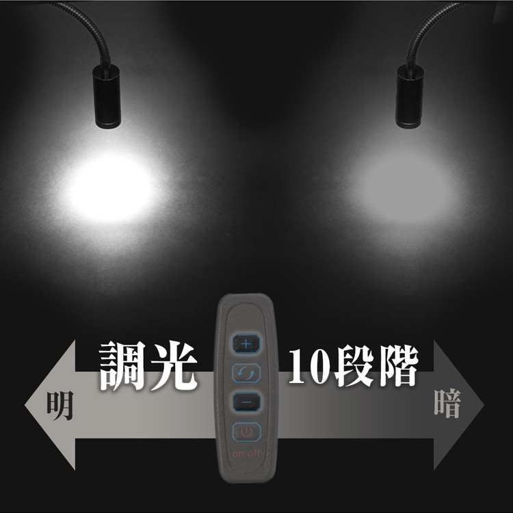 ZEXT フィッシングラック用 調光・調色式スポットライト FF90