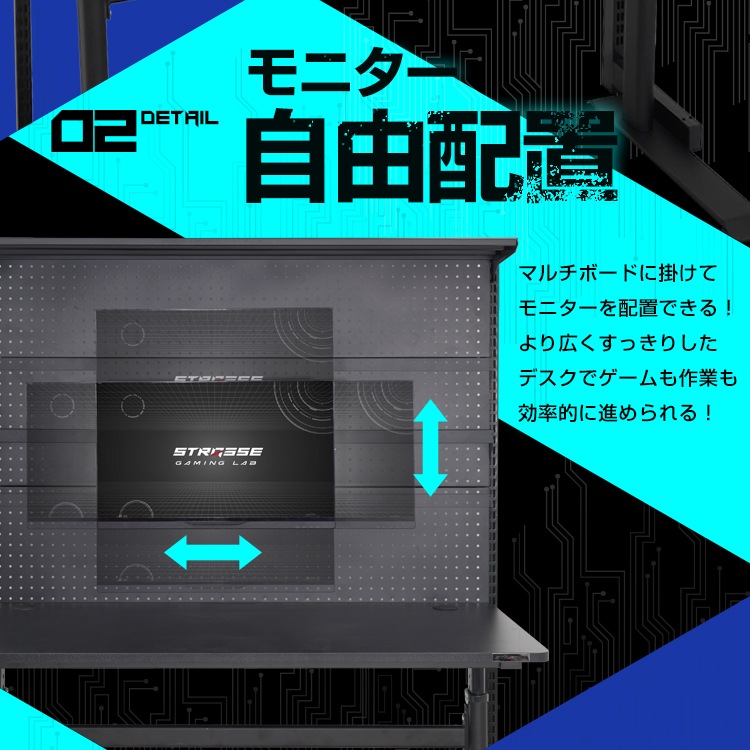 国内最安値! STRASSE GAMING LAB マルチボード用モニターフレーム[ハンコン モニターアクセサリ