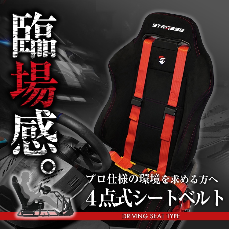 4点式簡易シートベルト単品 | ゲーム関連,コックピット,RCZ01