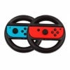 Nintendo Switch ステアリングホイールグリップ ブラック 2個セット コントローラー ハンドル[定形外郵便、送料無料、代引不可]|玩具|ゲーム・おもちゃ