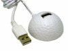 [中古品]ゴルフボール型 USB延長スタンド 《ホワイト》 おもしろ デザイン USB 延長ケーブル[定形外郵便、送料無料、代引不可]|オフィス用品|PC・周辺機器
