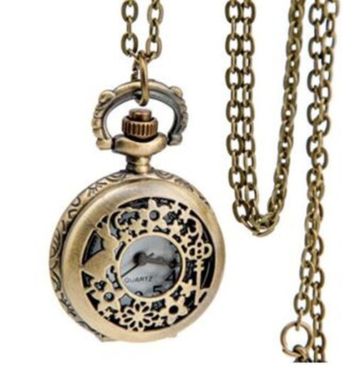 不思議の国のアリス 風 懐中時計 ウサギ 鍵 おしゃれ レディース