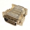 [新品バルク品]VGA-DVI変換アダプター 《クリア》 D-Sub 15pin(F) - DVI-I 29pin(M)[定形外郵便、送料無料、代引不可]|オフィス用品|PC・周辺機器