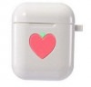 AirPods 用 収納ケース ハート 《ホワイト》 第1世代 第2世代 イヤホン 収納ケース 保護カバー 保護ケース[定形外郵便、送料無料、代引不可]|その他|AV機器・カメラ