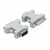 DVI-I 29pin(24 + 5) メス - VGA 15pin オス 変換アダプタ 《ホワイト》 29pin D-SUB アダプター[定形外郵便、送料無料、代引不可]|オフィス用品|PC・周辺機