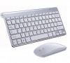 USB 薄型 無線 英語キーボード&マウスセット 《ホワイト》 美デザイン シンプル コンパクト[送料無料(一部地域を除く)]|パソコン周辺機器|PC・周辺機器