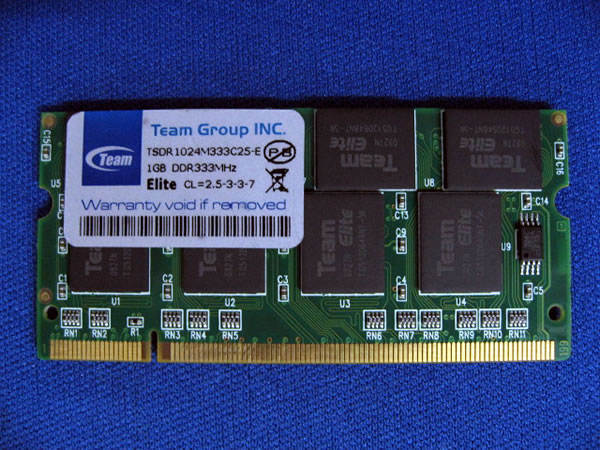 Team Ρѥ꡼ DDR333 1GB TSDR1024M333C25-E[椦ѥåȯ̵Բ]