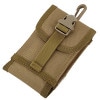 PALS MOLLE スマートフォン ポーチ 《カーキ》 Android iPhone ミリタリー サバゲー マルチカム BPSP2[定形外郵便、送料無料、代引不可]|受発注商品