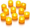 LED キャンドルライト 12個セット 《イエローライト》 電池式 ろうそく 間接照明 インテリアライト[ゆうパケット発送、送料無料、代引不可]|受発注商品