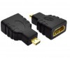 HDMI(メス) to Micro HDMI(オス) 変換アダプタ HDMI タイプA (メス) - Micro HDMI タイプD (オス)[定形外郵便、送料無料、代引不可]|受発注商品