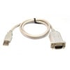 [中古品]USBシリアル変換ケーブル 60cm USB A - D-sub(9ピン)[定形外郵便、送料無料、代引不可]|オフィス用品|PC・周辺機器