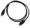 【未使用品】DisplayPort to DisplayPort ケーブル ブラック 1.4m ディスプレイポート Display Port ケーブル[ゆうパケット発送、送料無料、代引不可]|オフィス