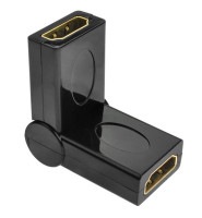 180度可変 変換アダプタ HDMI タイプA(メス)-タイプA(メス) 角度 変換アダプター[定形外郵便、送料無料、代引不可]|オフィス用品|PC・周辺機器