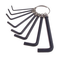 六角棒 レンチ セット 8本組 六角レンチ ヘックス へクス 6角 コンパクト 持ち運び[ゆうパケット発送、送料無料、代引不可]|受発注商品