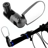 自転車ハンドルミラー バックミラー 《ブラック》[定形外郵便、送料無料、代引不可]|受発注商品