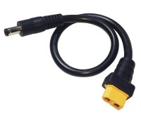 XT60メス - DC5.5*2.1オス 変換ケーブル 電源コード ドローン 太陽光発電 ソーラーパネル ポータブル電源[定形外郵便、送料無料、代引不可]|受発注商品