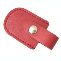 ニッパーキャップ 《レッド》 PUレザー カバー 保護カバー 収納キャップ ネイルニッパー 刃先 保護[定形外郵便、送料無料、代引不可]|受発注商品