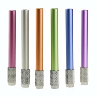 鉛筆延長ホルダー 6本セット 補助軸 長さ 調節 短い 伸ばす 固定 キャップ[ゆうパケット発送、送料無料、代引不可]|受発注商品