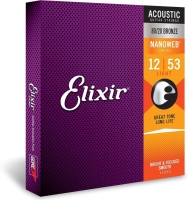 Elixir エリクサー アコースティックギター弦 NANOWEB 80/20ブロンズ Light .012-.053 #11052[定形外郵便、送料無料、代引不可]|受発注商品