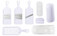 貝印 KAI 調理器セット スライサー せん切り器 細せん切り器 おろし器 SELECT100 DH3027[送料無料(一部地域を除く)]|受発注商品