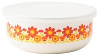 富士ホーロー(Fuji Horo) 丸型容器 18cm メモリーズ サンフラワー FJ-18CF SF[送料無料(一部地域を除く)]|受発注商品