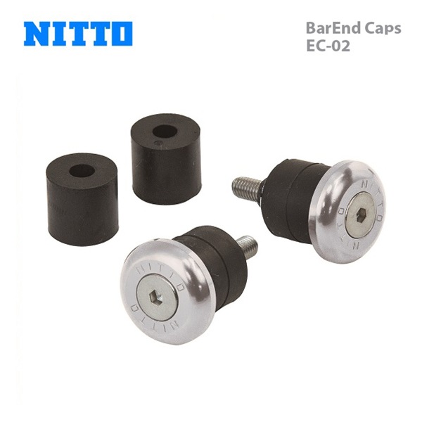 (¨Ǽ)(�᡼�����б�����) NITTO ���� ����ɥץ饰 BarEnd Caps EC-02 �С������ ����å� EC-02 ����С�(2�ĥ��å�)(4582350852493)