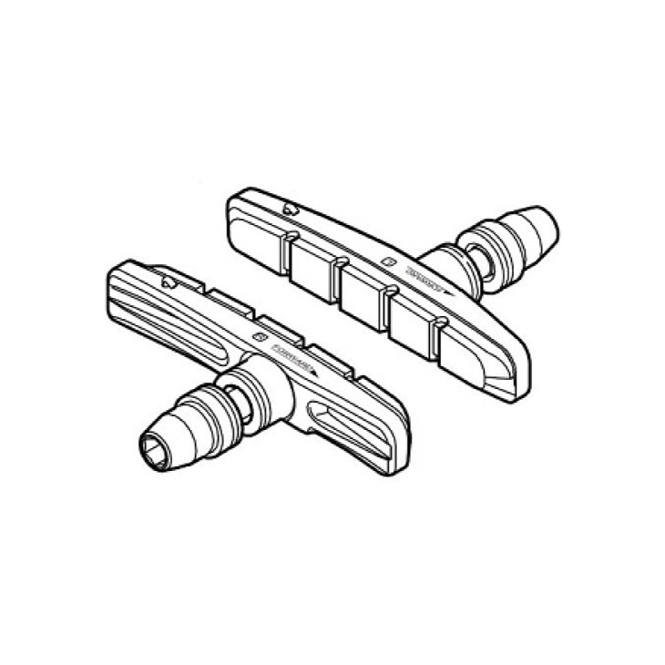 (¨Ǽ)(᡼б) SHIMANO ޥ BRAKE SHOE FOR MTB֥졼塼 MTB S70C(BR-M770)(Y8EM9801A)(4524667233114)