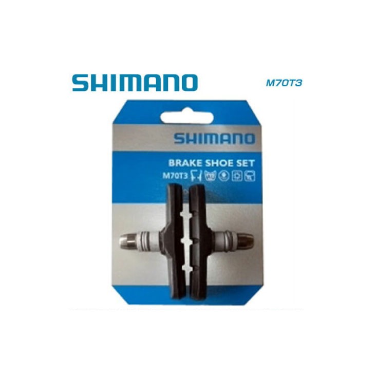 (¨Ǽ)(�᡼�����б�����) SHIMANO ���ޥ� BRAKE SHOE FOR MTB�֥졼�����塼 MTB�� M70T3�֥졼�����塼���åȡʥڥ���(Y8BM9810A)(4524667096566)