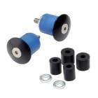 (¨Ǽ)(�᡼�����б�����)GIZA ���� ALLOY END PLUGS ����ߥ���ɥץ饰 �֥�å�(2�ĥ��å�)(YHB00800)(4935012314073)�С�����ɥ���å�