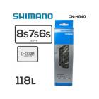 (¨Ǽ)(�᡼�����б�����) SHIMANO ���ޥ� CHAIN �������� CN-HG40 6-7-8S 118���(ICNHG40118I)(4524667295860)