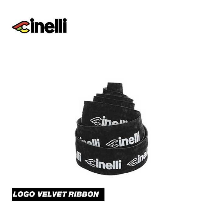 cinelli ���ͥ� LOGO VELVET RIBBON �����٥�٥åȥ�ܥ� �֥�å�(207025-NMLOGN)BAR TAPE �С��ơ���