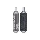 TOPEAK �ȥԡ��� 25G THREADED CO2 CARTRIDGE 25g �ͥ��� CO2 �����ȥ�å� 2�ܥ��å�(YPP20100) (4712511840629)