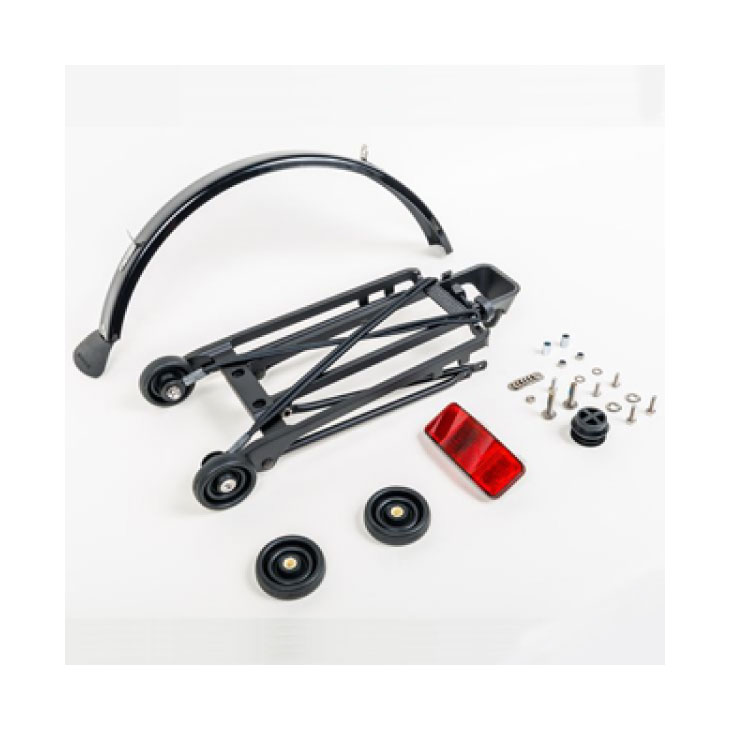 (¨Ǽ)BROMPTON ֥ץȥ Rack set 4 rollers mudguard 6mm Black ꥢꥢ ꥢå ť褱 ֥å (QRACKA-BK)(5053099003129)