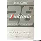 (¨Ǽ)Vittoria ӥåȥꥢ STANDARD BUTYL TUBE  ֥塼 700x28/42C ʩ ХĹ48mm Х֥æ žѥ塼