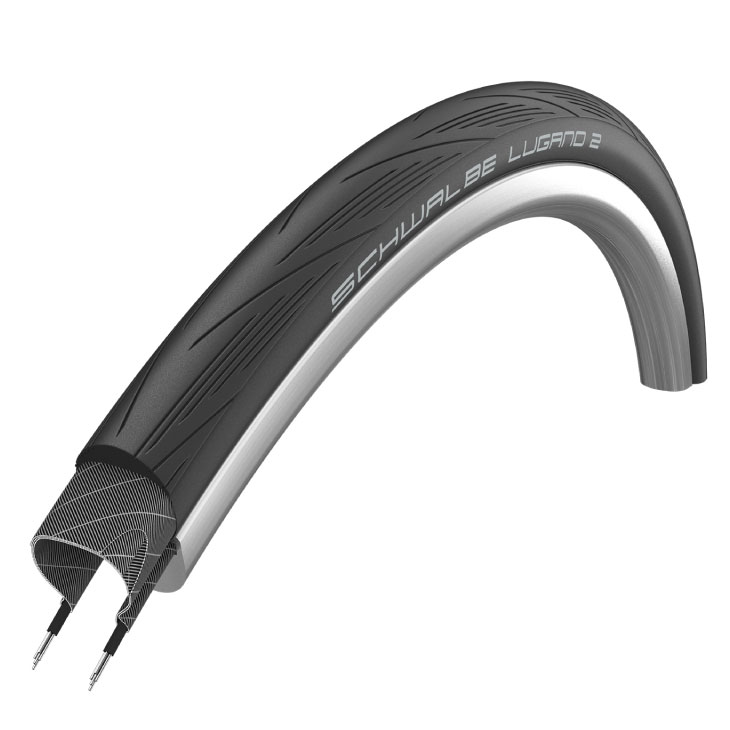 SCHWALBE ������� LUGANO 2 ENDURANCE �륬��2 ����ǥ��� 700��25C �֥�å� �磻�䡼�ӡ��� (1��)(SW-11159024)(4026495863117)������