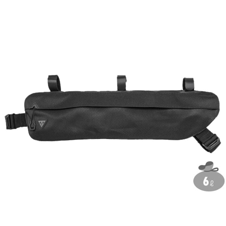 TOPEAK �ȥԡ��� MidLoader 6L �ߥåɥ������� 6L �֥�å� �ե졼��Хå� �Х��� �ѥå��� (BAG39902)(4710069680162)