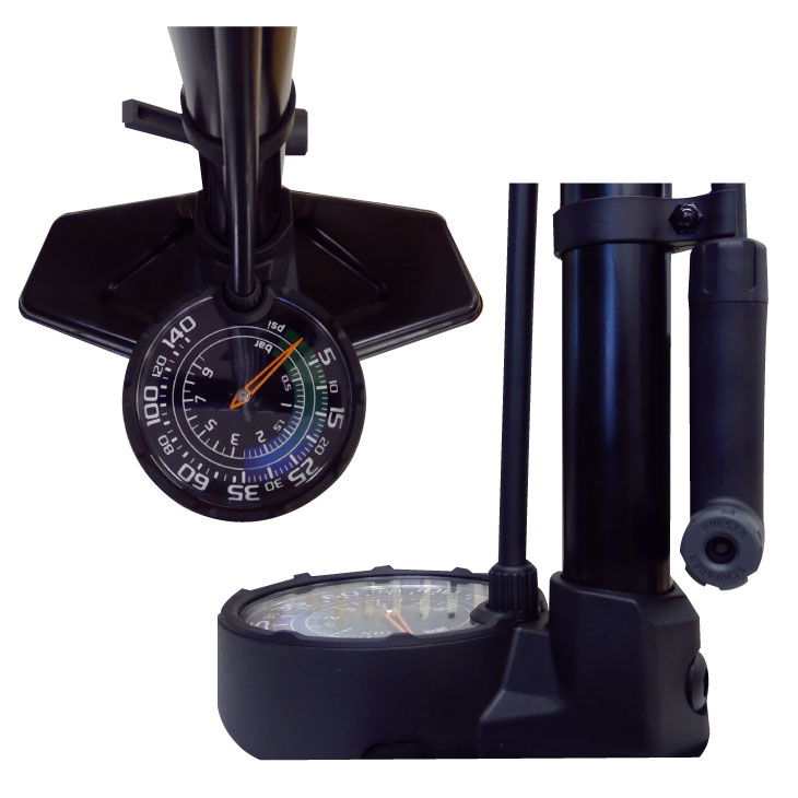 即納)BIANCHI ビアンキ FLOOR PUMP A CK16 フロアポンプ A 仏式・米式