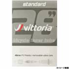 (¨Ǽ)Vittoria ӥåȥꥢ STANDARD BUTYL TUBE  ֥塼 700x20/28C ʩ ХĹ48mm Х֥æ žѥ塼