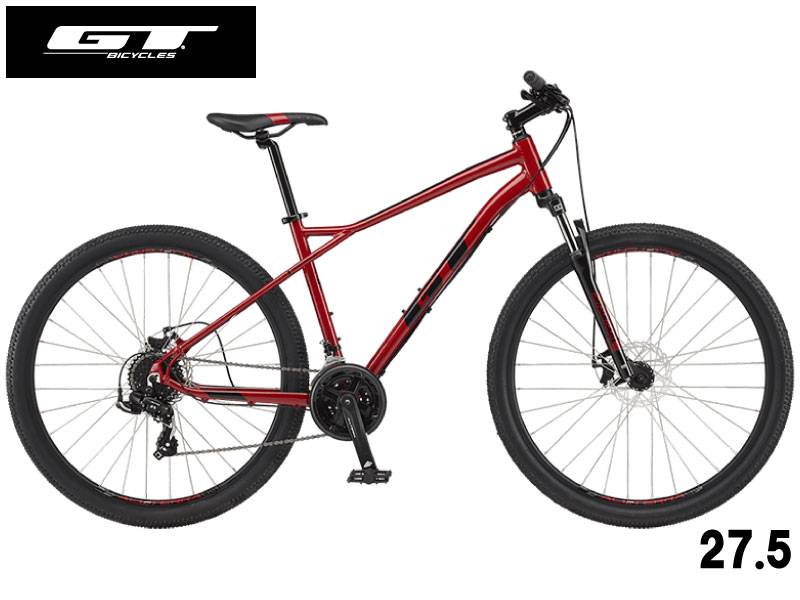 GT アグレッサーAGRESSOR 26インチ アルミ 21速420mm MTB GT AGGRESSOR SPORT アグレッサー スポーツ レッド 27.5