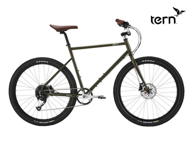 選べる特典付)2024 TERN ターン GRIT グリット マットオリーブ 9段変速