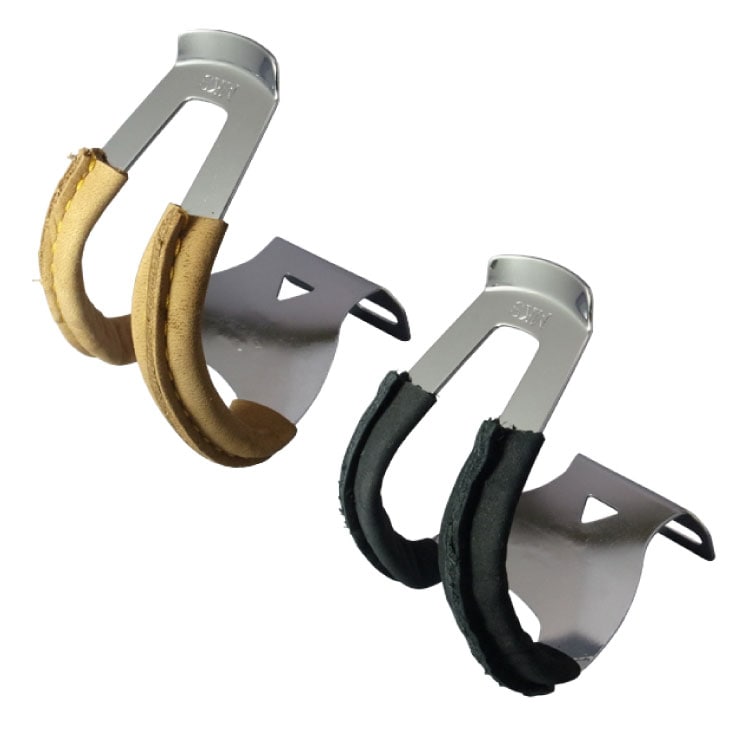 即納あり)MKS 三ヶ島 HALF CLIP DEEP ハーフクリップ ディープ 革付 鉄