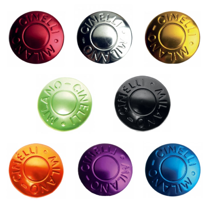 (¨Ǽ)(�᡼�����б�����)cinelli ���ͥ� METAL BAR END CAPS �᥿�� �С�����ɥ���å� 1�ڥ�