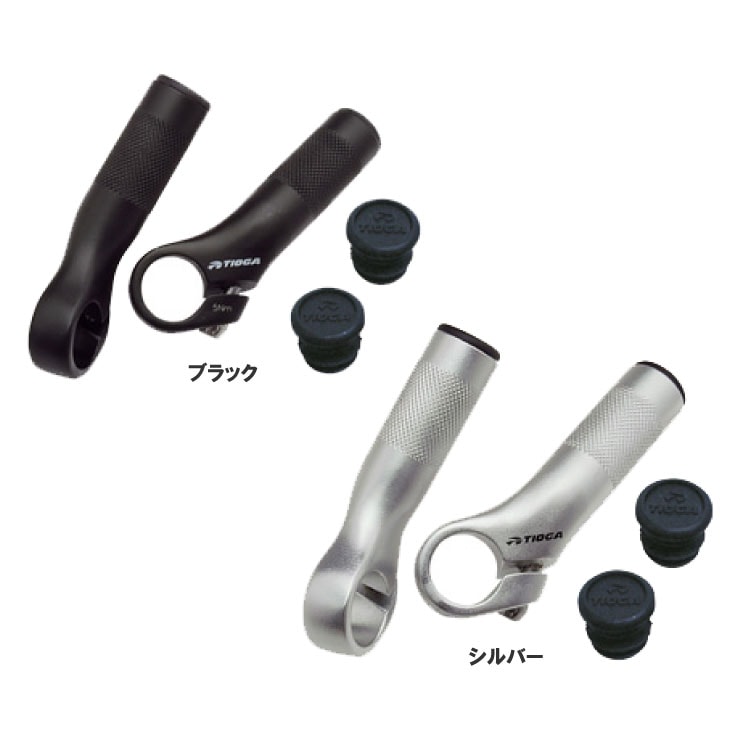 テトン　Teton　タイオガ　Tioga　6LA　米国製　黒　5～7番　箱入り 即納)TIOGA タイオガ POWER STUDS 5 パワースタッド5 バーエンド