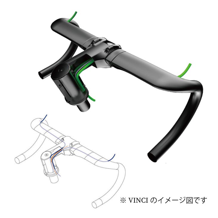 DEDA デダ VINCI STEM ヴィンチ シュレッドレスステム Φ31.7mm POB DCR