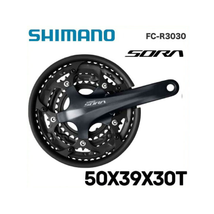 SHIMANO ޥ SORA R3000  FC-R3030 50X39X30T 9S 󥬡 (BB)