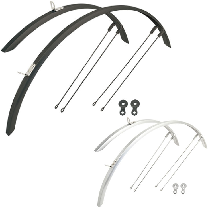 (¨Ǽ����)ADEPT ���ǥץ� SLIM ROAD FENDER ���������ɥե������ ���奻�å� ��37mm 700��32C�ޤ��б� ť���� �ޥåɥ�����