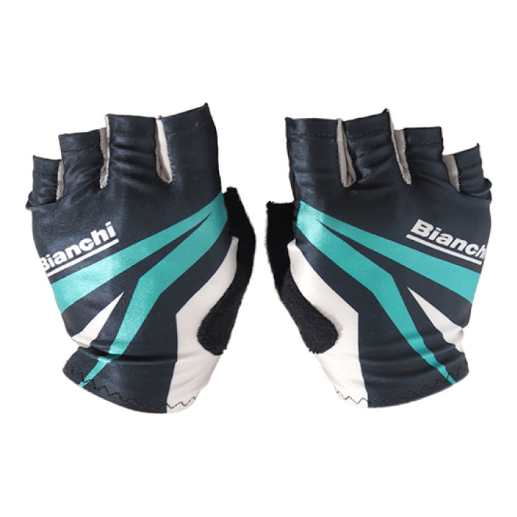 (¨Ǽ)(�᡼�����б�����)BIANCHI �ӥ��� SUMMER GLOVE BASIC ���ޡ� �������� �١����å� �֥�å��ߥ����쥹�� ���ڤꥰ������ ���ѥ��