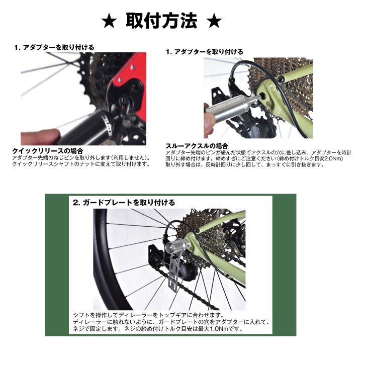 プレミア パネルガードバイクケース用 フレーム固定台2(クイックレバー